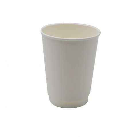 KRAFTOUCH -WHITE DOUBLE WALL PAPER CUP 12 OZ, 1X500 Waynik By Safco