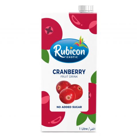 RUBICON CRANBERRY JUICE NO ADDED SUGAR 1LTR Online | Waynik By Safco