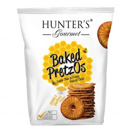 HUNTER'S GOURMET BAKED PRETZOS HONEY MUSTARD FLAVOUR 160GM Online ...