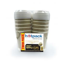 HOTPACK KRAFT PAPER CUP 8OZ TWIN PACK Online | Waynik By Safco