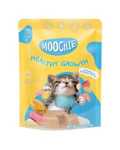 Moochie Cat Food  Tuna and Chicken recipe for Kitten - Healthy Growth Pouch 12 x 70g 