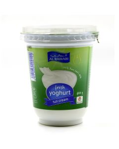 AL RAWABI Yoghurt Plain Full Fat 400 GM