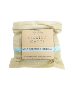 CROXTON MANOR COLOURED CHEDDAR CHEESE 200GM