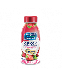 ALMARAI GREEK STYLE STRAWBERRY YOGHURT DRINK 250ML