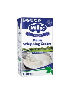 MILLAC LUXURY DAIRY WHIPPING CREAM 38% FAT 12X1LTR