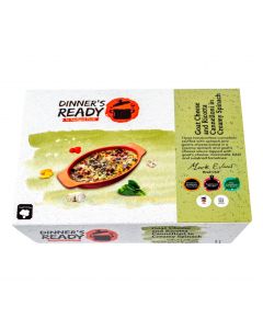 DINNER'S READY GOAT CHEESE AND RICOTTA CANNELLONI IN CREAMY SPINACH  445GM