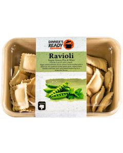 DINNER'S READY VEGAN GREEN PEA & MINT RAVIOLI 300GM