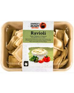 DINNER'S READY VEGAN TOMATO & OREGANO RAVIOLI 300GM