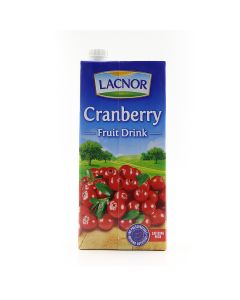 LACNOR CRANBERRY JUICE 1LTR