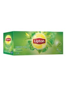 LIPTON GREEN TEA CLASSIC, 25 TEABAGS