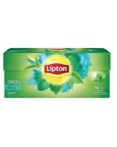 LIPTON GREEN TEA MINT, 25 TEABAGS