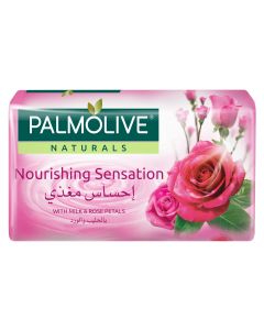 PALMOLIVE NATURALS BAR SOAP SOFT AND MOISTURE WITH MILK AND ROSE 120GM