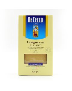 DECECCO LASAGNE WHITE 500GM