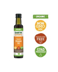 EARTH GOODS ORGANIC TOASTED SESAME OIL 250GM