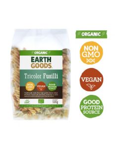 Earth Goods Organic Tricolor Fusilli 500GM