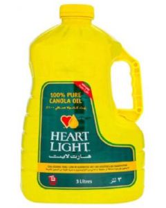 HEART LIGHT CANOLA OIL 3LTR