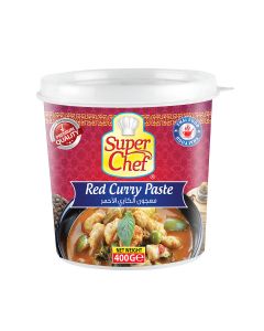SUPER CHEF RED CURRY PASTE 400GM