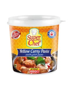 SUPER CHEF YELLOW CURRY PASTE 400GM