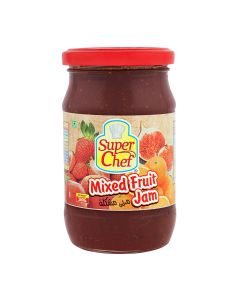 SUPERCHEF JAM MIX FRUIT WITH PIECES 380GM