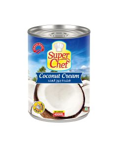 SUPERCHEF COCONUT CREAM CANNED 400GM