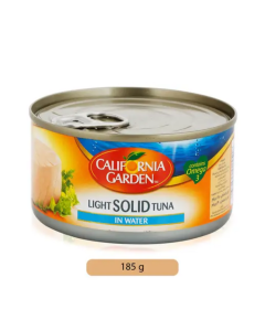 CALIFORNIA GARDEN LIGHT MEAT  TUNA SOLID IN BRINE 185GM