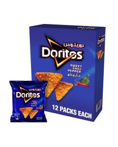 DORITOS SWEET CHILI CHIPS 12X21GM