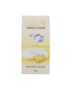 LINDT WHITE CHOCOLATE 100GM