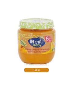 HERO BABY BANANA MANDARIN PEAR 125GM