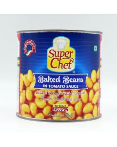SUPER CHEF BAKED BEANS IN TOMATO SAUCE 2.5 KG