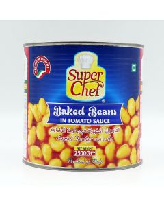 SUPER CHEF BAKED BEANS TOMATO SAUCE 2.5KG