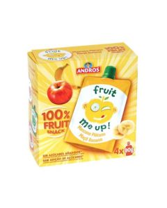 ANDROS FRUIT ME UP APPLE BANANA 4X90GM