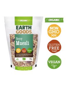 EARTH GOODS ORGANIC GLUTEN-FREE BERRY MUESLI 340GM