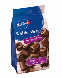 BAHLSEN MILK CHOCOLATE WAFFLE MINIS 100GM