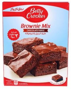 BETTY CROCKER BROWNIE MIX CHOCOLATE FUDGE 500GM