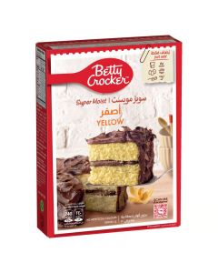 BETTY CROCKER SUPER MOIST CAKE MIX YELLOW 500GM