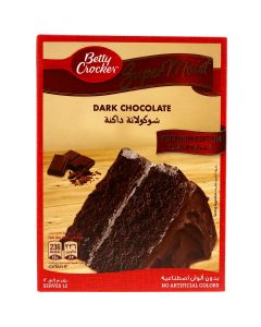 BETTY CROCKER CAKE MIX - DARK CHOCOLATE 510GM