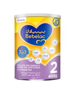 BEBELAC NUTRI 7IN1 FOLLOW ON FORMULA STAGE 2 FROM 6 TO 12 MONTHS 400GM