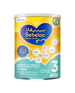 BEBELAC JUNIOR NUTRI 7IN1 GROWING UP FORMULA STAGE 3 FROM 1 TO 3 YEARS 400GM