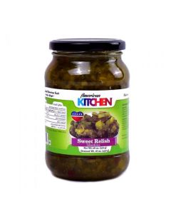 AMERICAN KITCHEN GHERKINS SWEET RELISH 12X18OZ