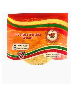 SENOR PEPE'S FLOUR TORTILLAS 6'' PLAIN (DRY) 8PCS