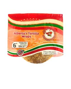 SENOR PEPE'S FLOUR TORTILAS 6'' WHOLE WHEAT (DRY) 8PCS
