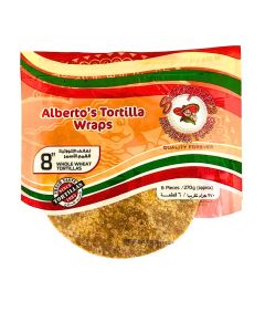 SENOR PEPE'S FLOUR TORTILAS 8'' WHOLE WHEAT (DRY) 6PCS