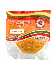 SENOR PEPE'S FLOUR TORTILLAS 10'' TOMATO (DRY) 6PCS