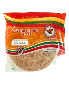 SENOR PEPE'S FLOUR TORTILAS 12'' WHOLE WHEAT (DRY) 6PCS