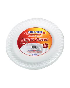 SUPER TOUCH PAPER PLATE 9" 100PC