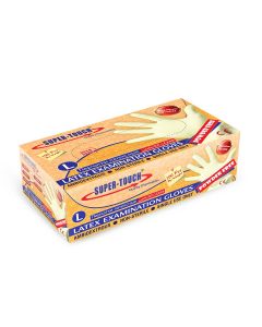 SUPER TOUCH LATEX GLOVES POWDER FREE (LARGE)10 X 100