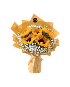 BUNCH OF 5 SUNFLOWERS