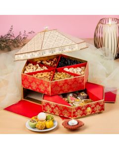 MY GOVINDAS SWEETS & NUTS PYRAMID