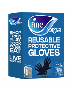 FINE GUARD ADULT GLOVES LIVINGUARD TECHNOLOGY, INFECTION PREVENTION SIZE LARGE