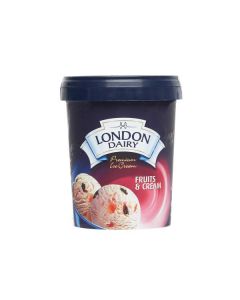 LONDON DAIRY FRUIT N CREAM ICE CREAM 500ML